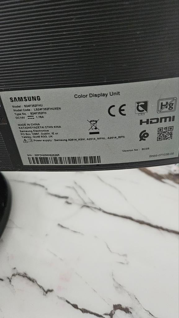 Samsung S24F352FHU Full HD Monitor - Zo goed als nieuw, Computers en Software, Monitoren, Ophalen, Full HD, Samsung, 60 Hz of minder