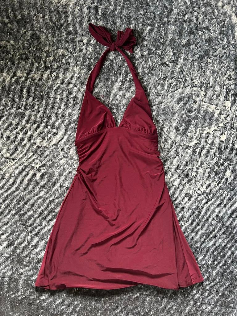 Mini jurk met halter - Bershka, Kleding | Dames, Jurken, Nieuw, Ophalen of Verzenden, Maat 36 (S), Boven de knie