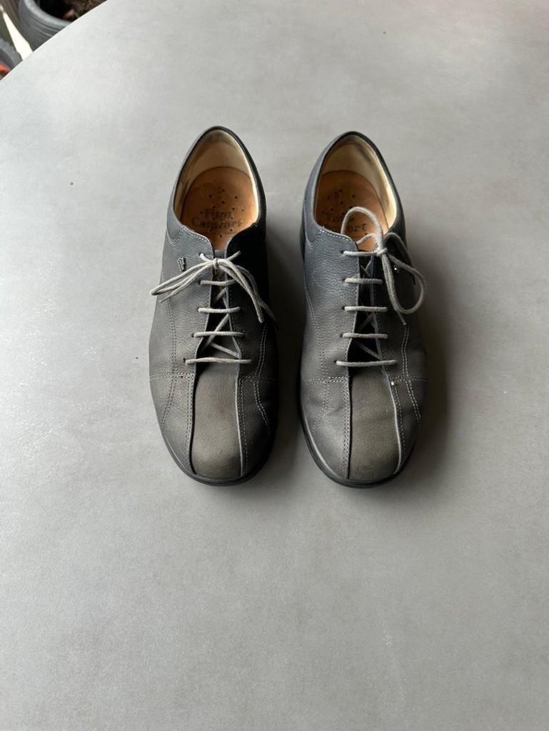 Grijze leren Finn Comfort schoenen, maat 39, Finn Comfort, Verzenden, Overige typen, Zo goed als nieuw