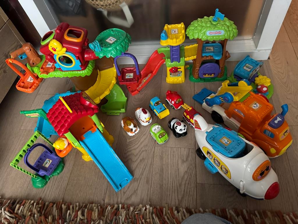 Uitgebreide Zoef Zoef Dieren Speelset met Voertuigen, Ophalen of Verzenden, Gebruikt, Jongen of Meisje