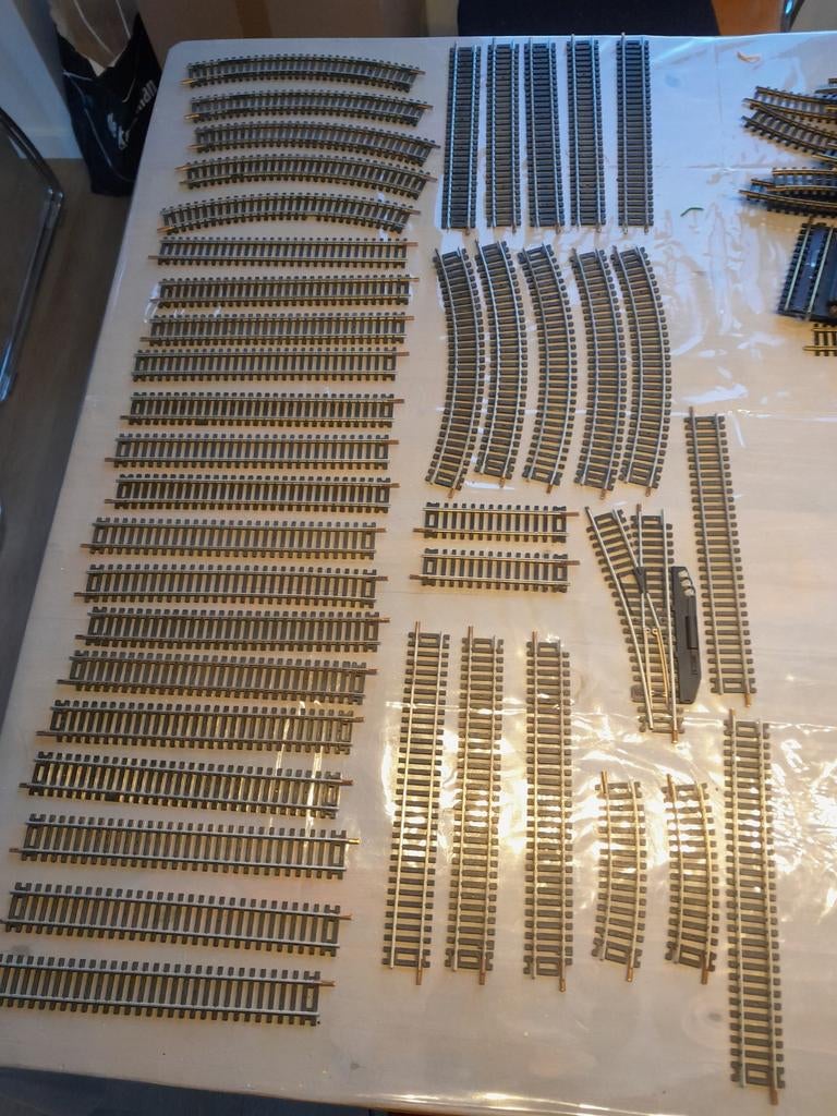 Partijtje Lima rails, Gebruikt, Gelijkstroom, Rails, Ophalen of Verzenden