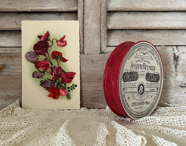 Origineel doosje Graines de Vers à Soie à cocons jaunes, Ophalen of Verzenden