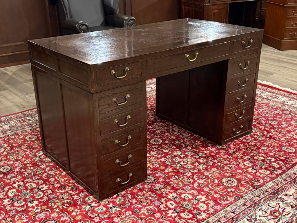 Klassiek Engels bureau #644, Overige typen, Hout, Bruin, Ophalen of Verzenden