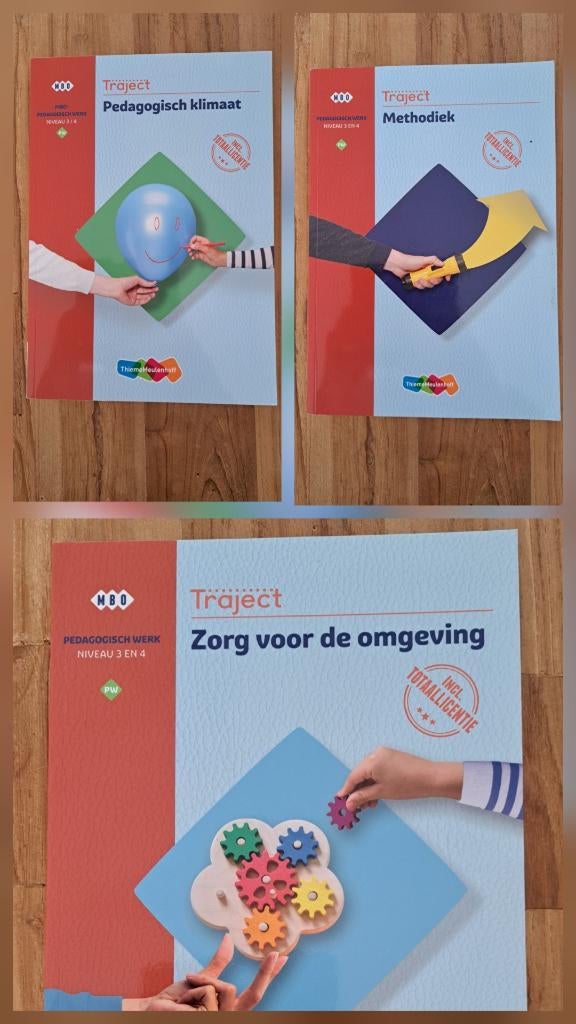 3 Boeken MBO Vista PW Pedagogisch werk nivo 3 en 4, Ophalen of Verzenden, Beta, Zo goed als nieuw, MBO