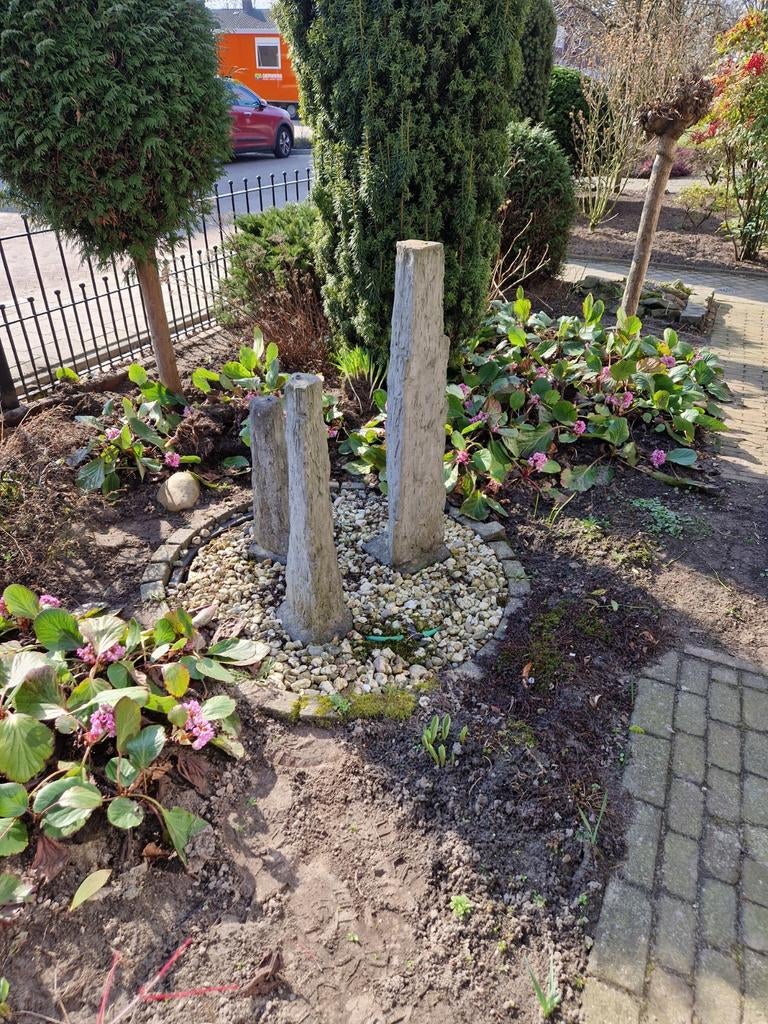 Decoratieve waterpartij van beton, Tuin en Terras, Tuinbeelden, Ophalen, Gebruikt, Beton, Abstract beeld