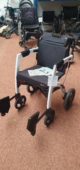 Rollz Motion rollator/rolstoel Wit, Ophalen, Inklapbaar, Zo goed als nieuw, Rollz Motion