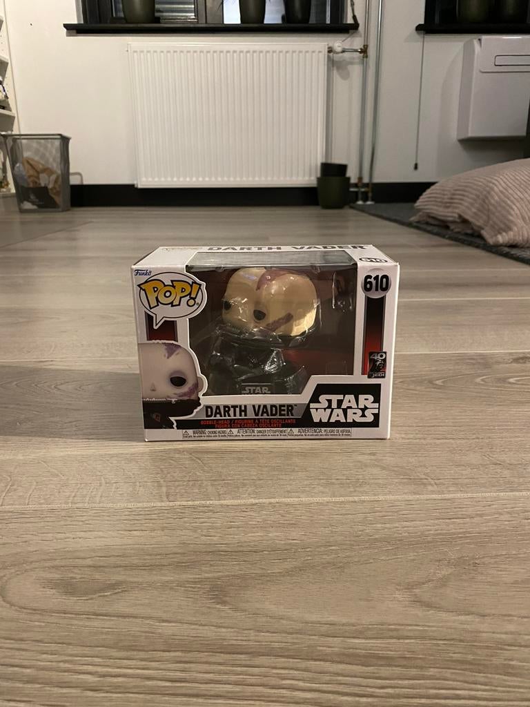 Funko Pop 610 Darth Vader, Ophalen of Verzenden, Zo goed als nieuw, Actiefiguurtje