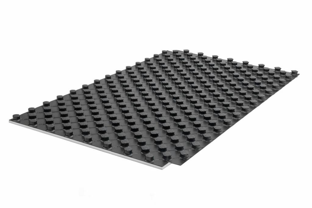 Noppenplaat vloerverwarming zonder isolatie 14-17mm (17 stuk, Ophalen, Minder dan 30 cm, Overige typen, Nieuw