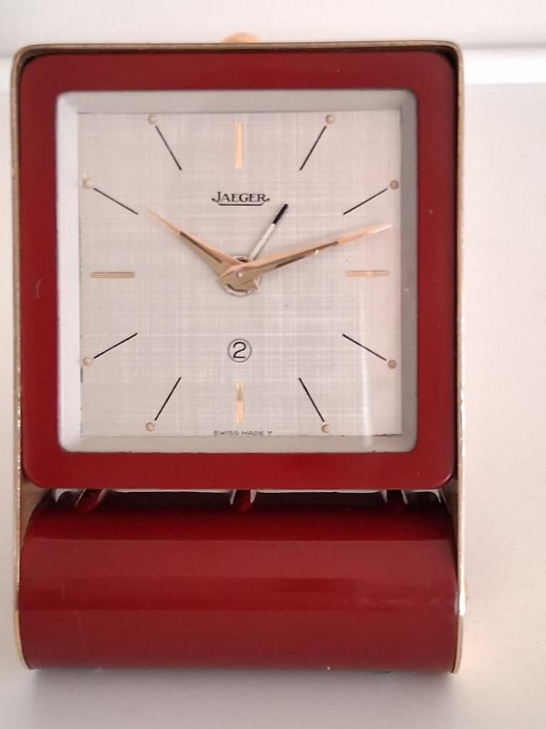 Jaeger Lecoultre Reiswekker  Vintage, Ophalen of Verzenden