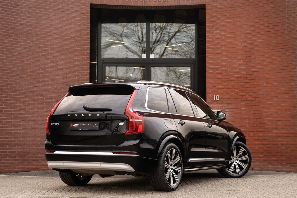 Volvo XC90 2.0 T8 Recharge AWD Ultimate Bright 455pk B&W, Gebruikt, 4 cilinders, 1969 cc, 7 stoelen