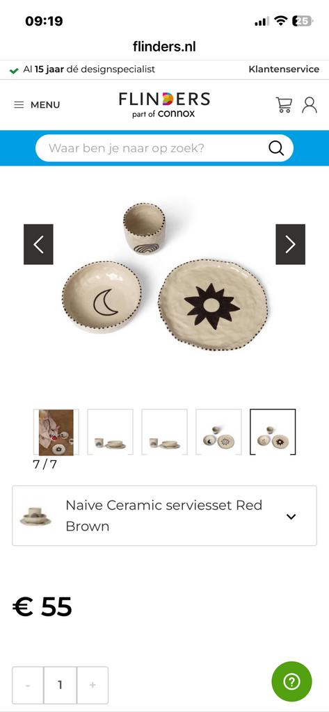 Servies Ferm Living nieuw, Huis en Inrichting, Keramiek, Nieuw, Ophalen of Verzenden, Overige stijlen