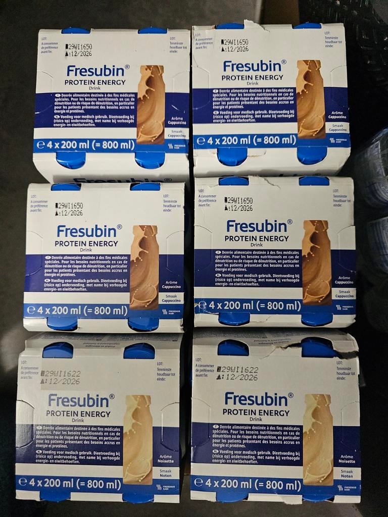 Protein Energy Drink
Flesjes -
Fresubin - Verschil smaken, Ophalen of Verzenden, Nieuw, Poeder of Drank