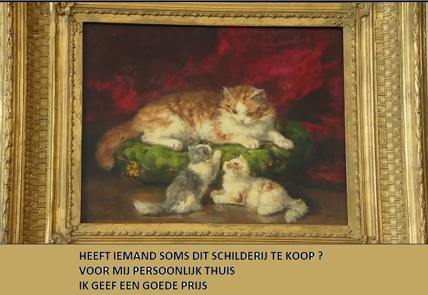 Ik zoek dit Ronner schilderij, Verzenden