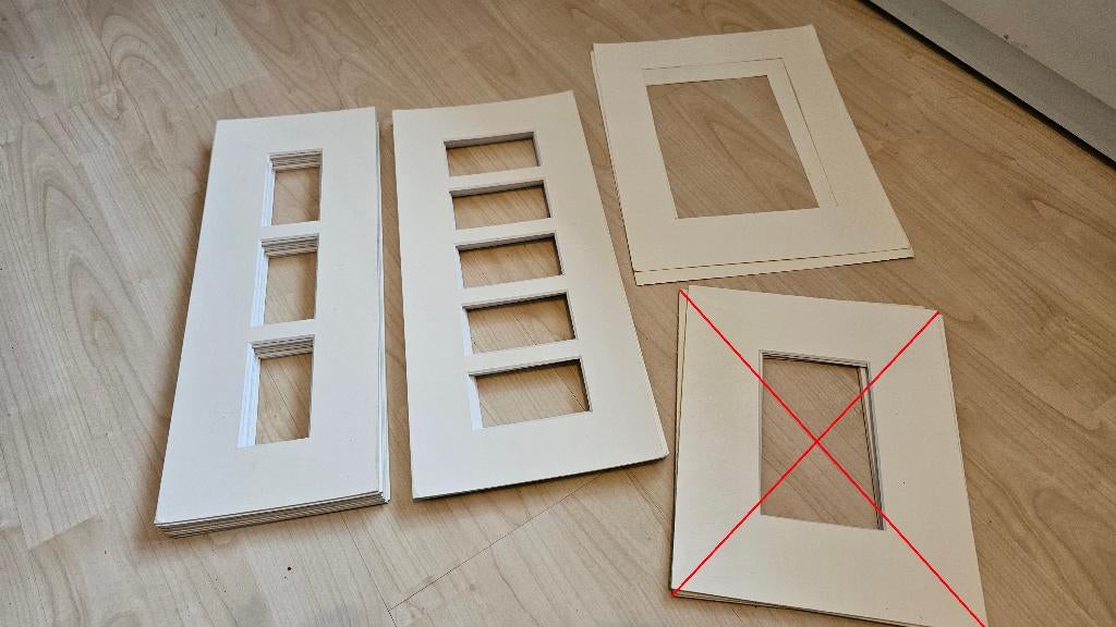 Verschillende maten passe partout, Ophalen of Verzenden, Hout, Minder dan 50 cm, Minder dan 50 cm