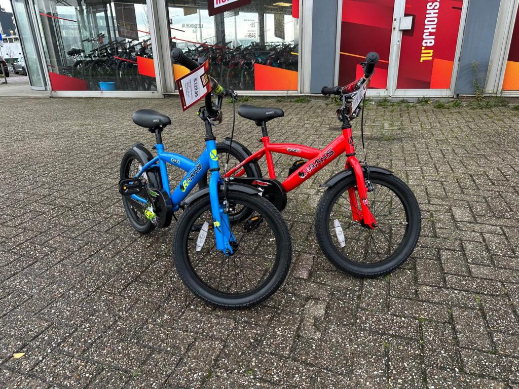 Fietshokje Beverwijk: Raaks Bobo jongensfiets 18 inch NIEUW, Niet ingevuld, 16 tot 20 inch, Niet ingevuld, Nieuw