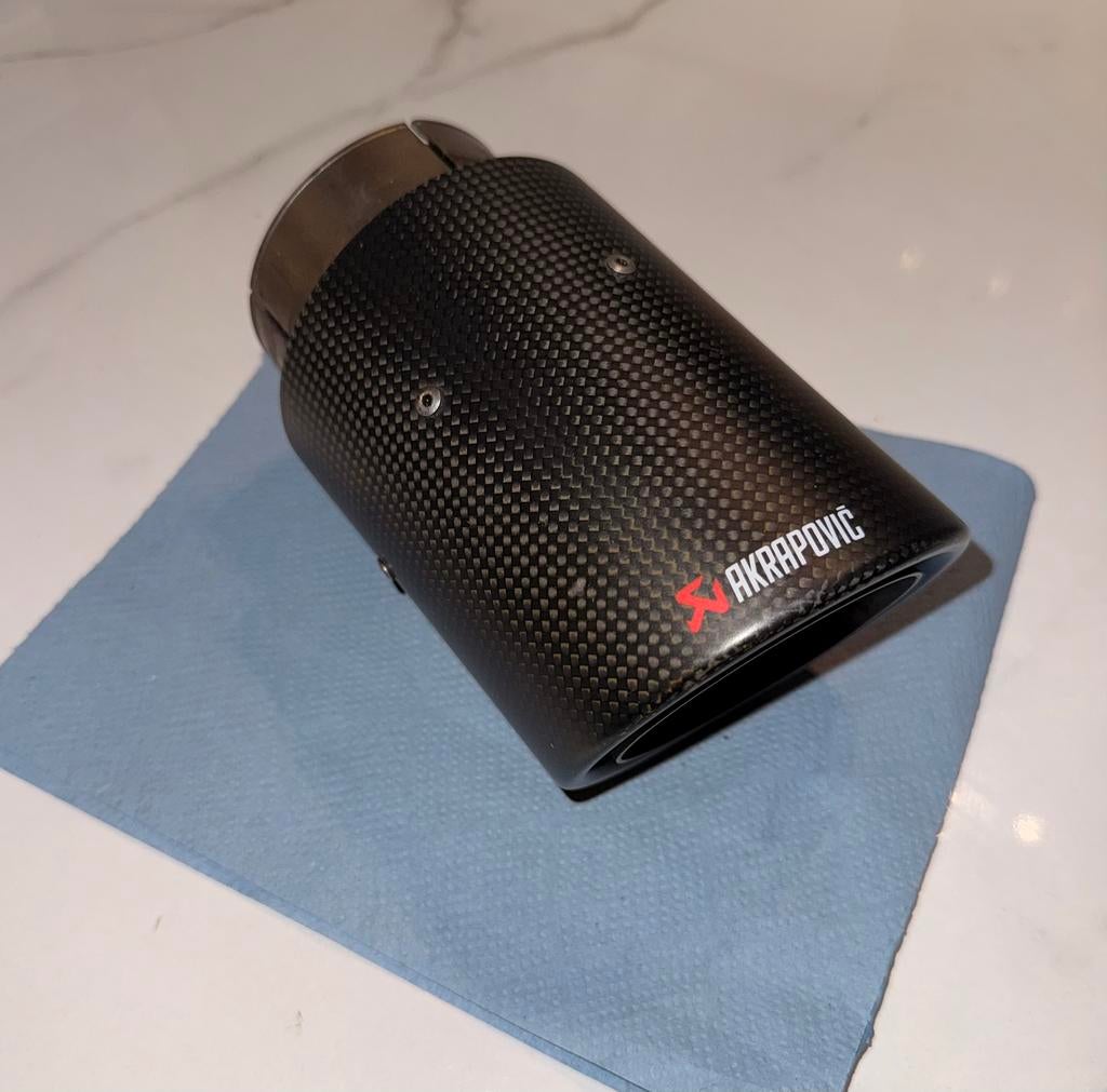 Akrapovic uitlaat sierstuk origineel carbon TP-CT/20L, Ophalen of Verzenden