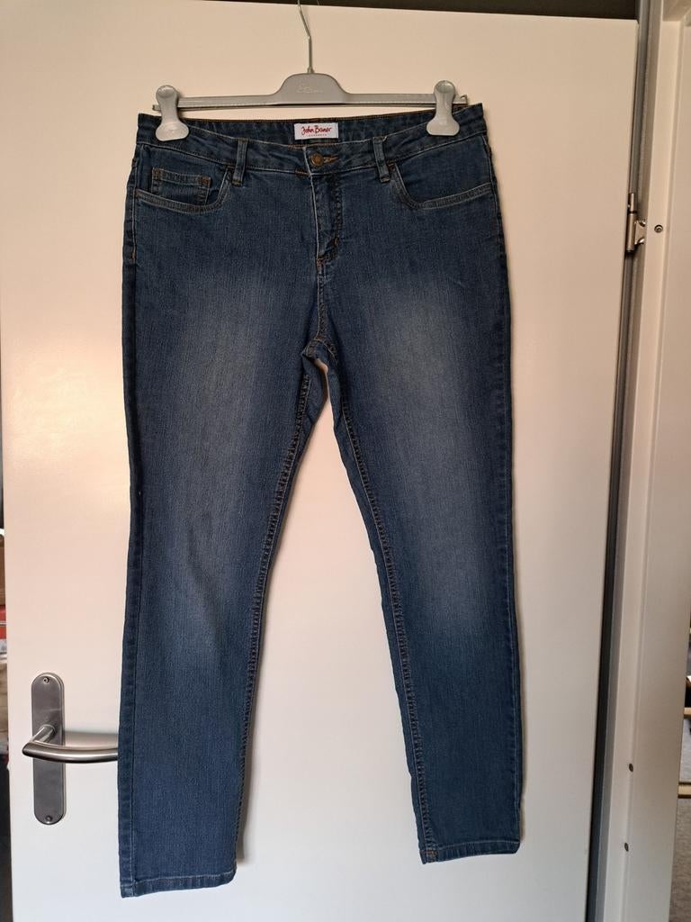 John Baner Jeanswear spijkerbroek mt 44, Blauw, John Baner, Overige jeansmaten, Ophalen of Verzenden