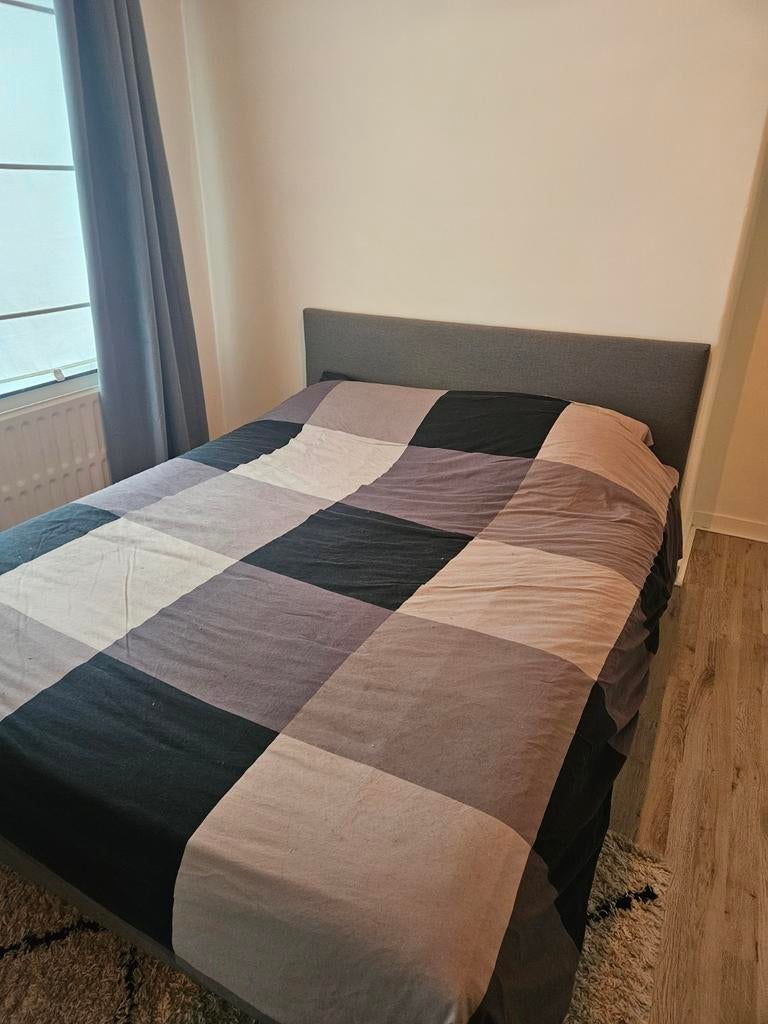 Ikea SABOVIK boxspring - Zo goed als nieuw, Ophalen, Tweepersoons, Zo goed als nieuw, 200 cm