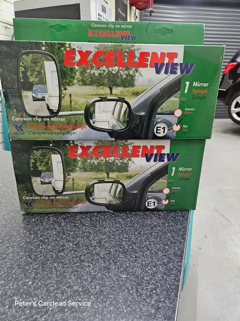 Set caravan spiegels., Ophalen