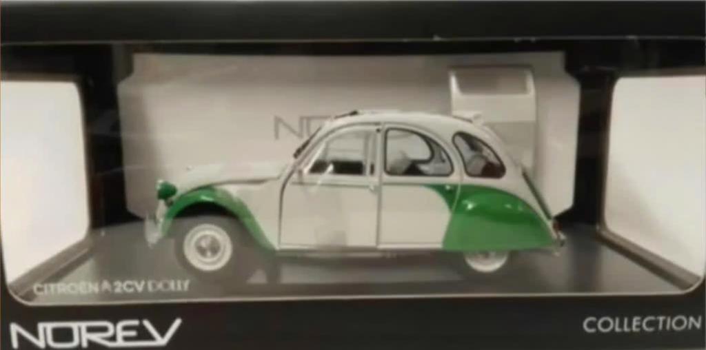 CITROEN 2CV DOLLY 1985 Groen & Wit 1/18 NOREV Ref. 181512, Verzenden, Nieuw, Auto, Norev