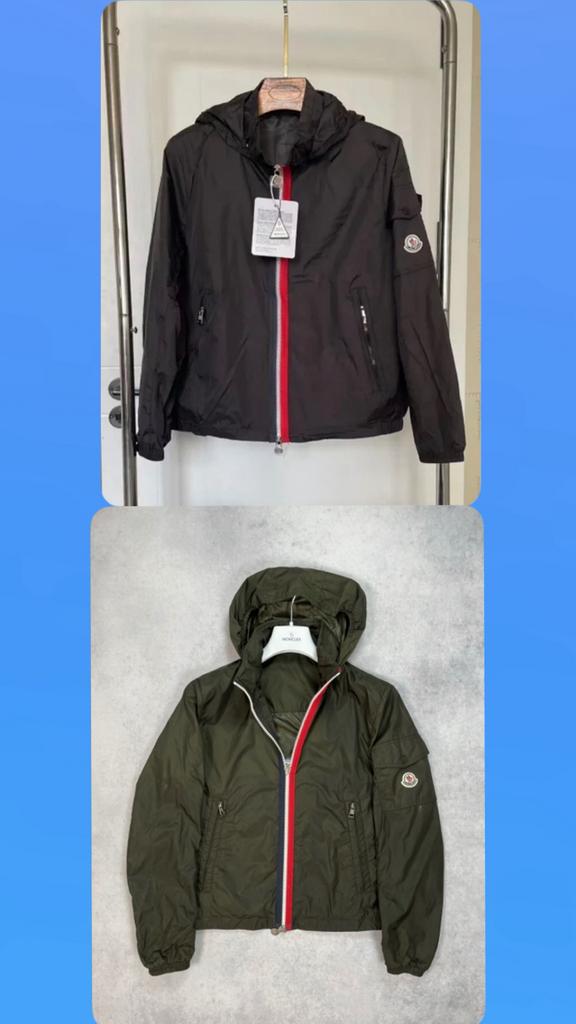 Moncler jassen, Ophalen of Verzenden, Zo goed als nieuw, Zwart