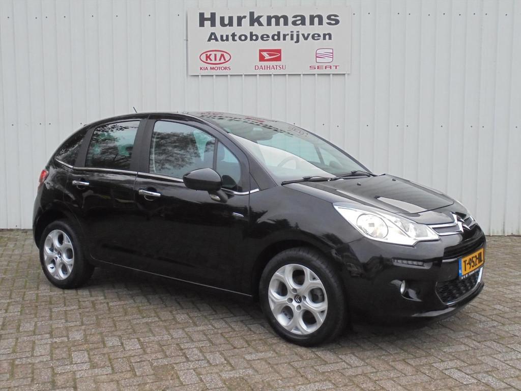 Citroen C3 1.2 VTI 82PK EXCLUSIVE PANODAK CLIMA RIEM VERV., Auto's, Stof, Gebruikt, 1199 cc, Parkeersensor