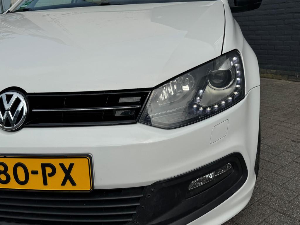 Volkswagen Polo 1.2 TSI R-Line DSG Panoramadak Clima! Inruil, Euro 5, USB, Zwart, 4 cilinders
