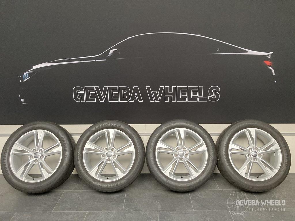 19” originele Audi Q3 F3 velgen + banden 5x112 83A 601 025M, 19 inch, Gebruikt, -, -