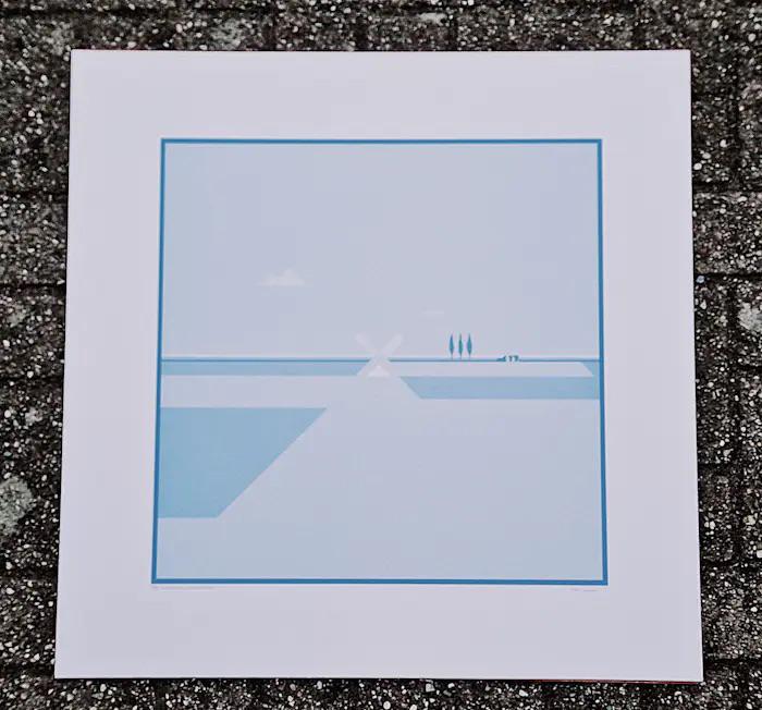 Zeefdruk van de Kunstenaar Han Jansen, Ophalen of Verzenden