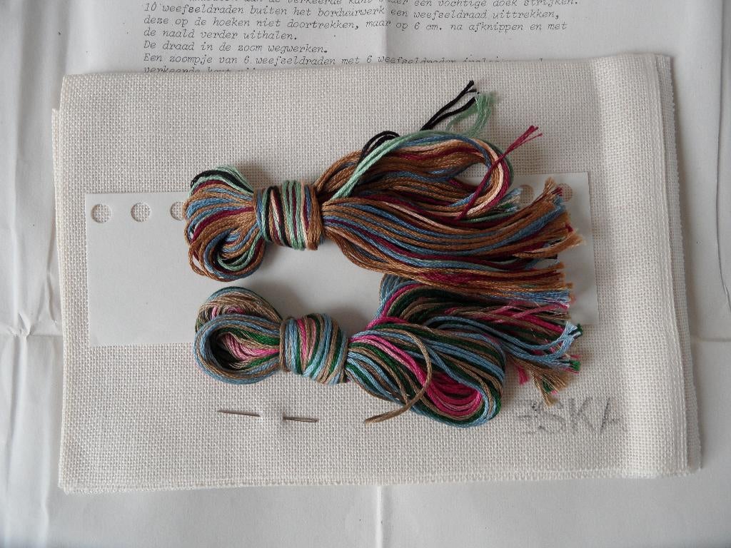 Ariadne borduurpakket Merklap zie foto;s, Hobby en Vrije tijd, Borduren en Borduurmachines, Ophalen of Verzenden, Nieuw, Handborduren