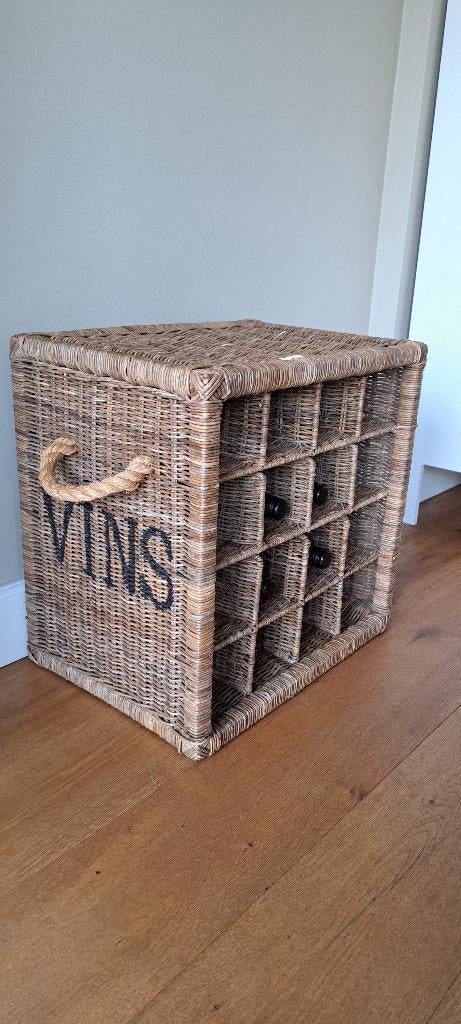 Riviera Maison wijnrek 'Vins', Ophalen, 15 tot 25 flessen, Zo goed als nieuw, Minder dan 50 cm