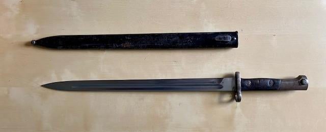 Nederlandse WO2 Bajonet, Verzamelen, Militaria | Tweede Wereldoorlog, Ophalen of Verzenden, Landmacht, Nederland, Mes of Dolk