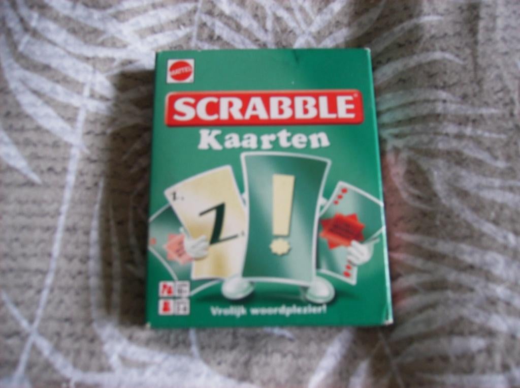 SCRABBLE KAARTEN SPEL, IN GOEDE STAAT, Ophalen of Verzenden, Zo goed als nieuw