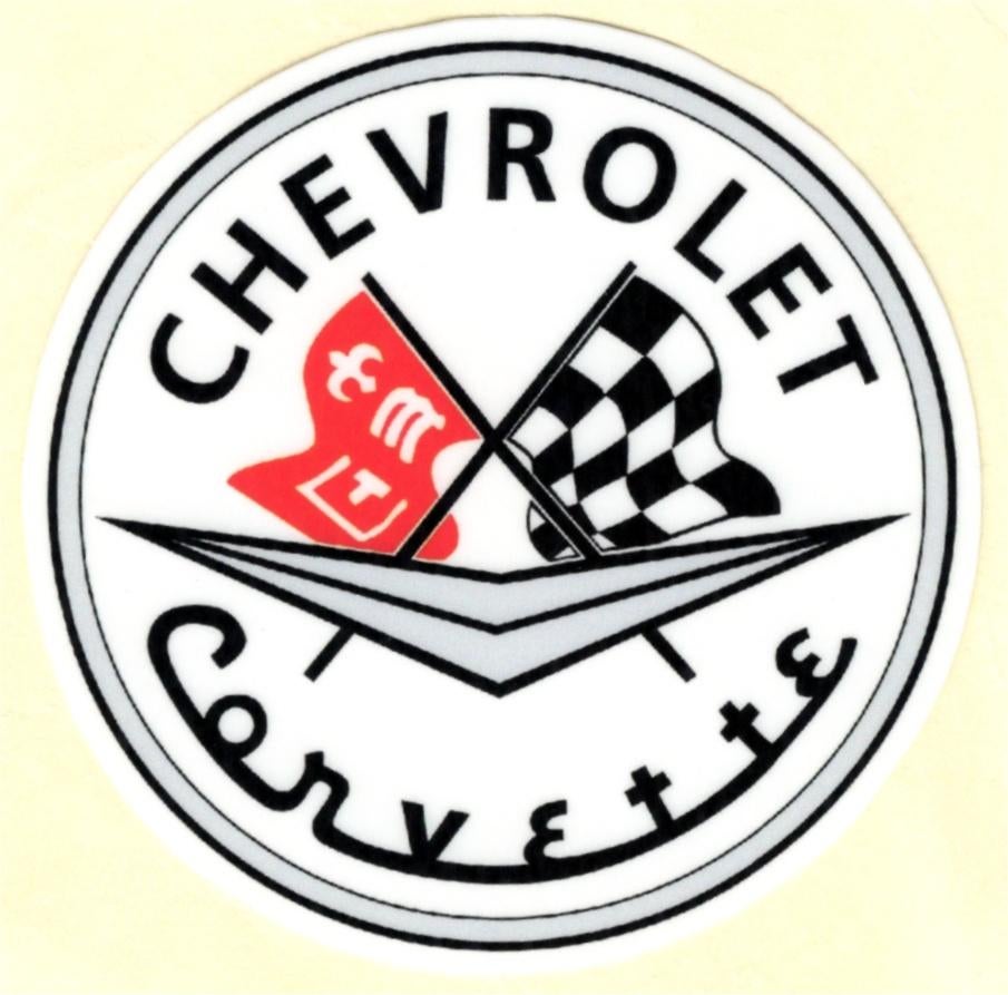 Chevrolet Corvette sticker #11, Ophalen of Verzenden