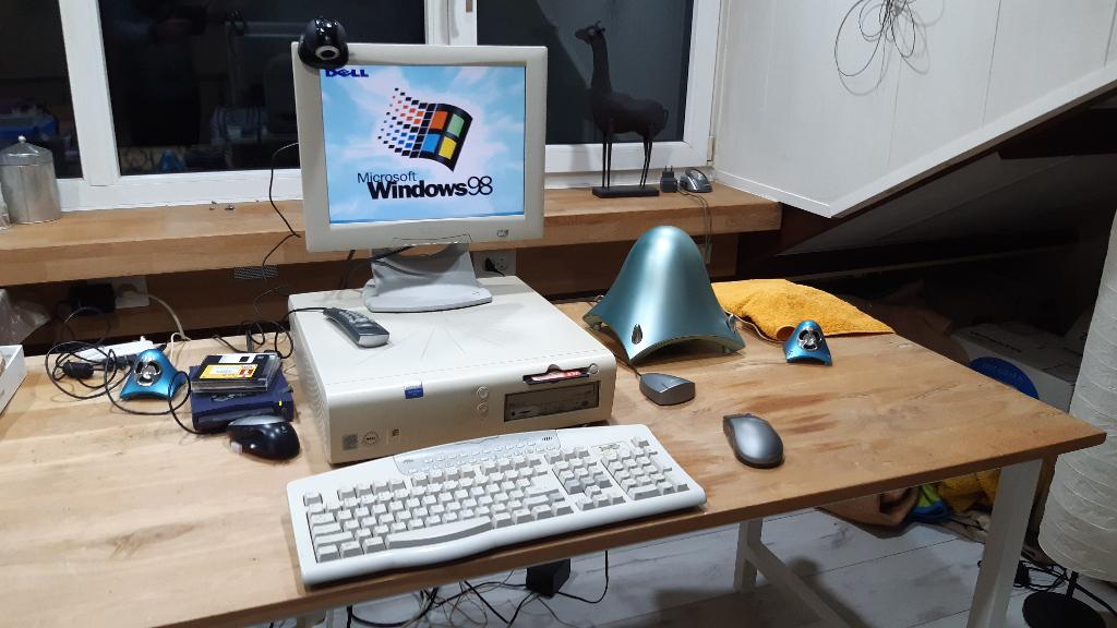 Dell Optiplex G1 vintage desktop PC, Gebruikt, HDD, Minder dan 4 GB, 16 GB