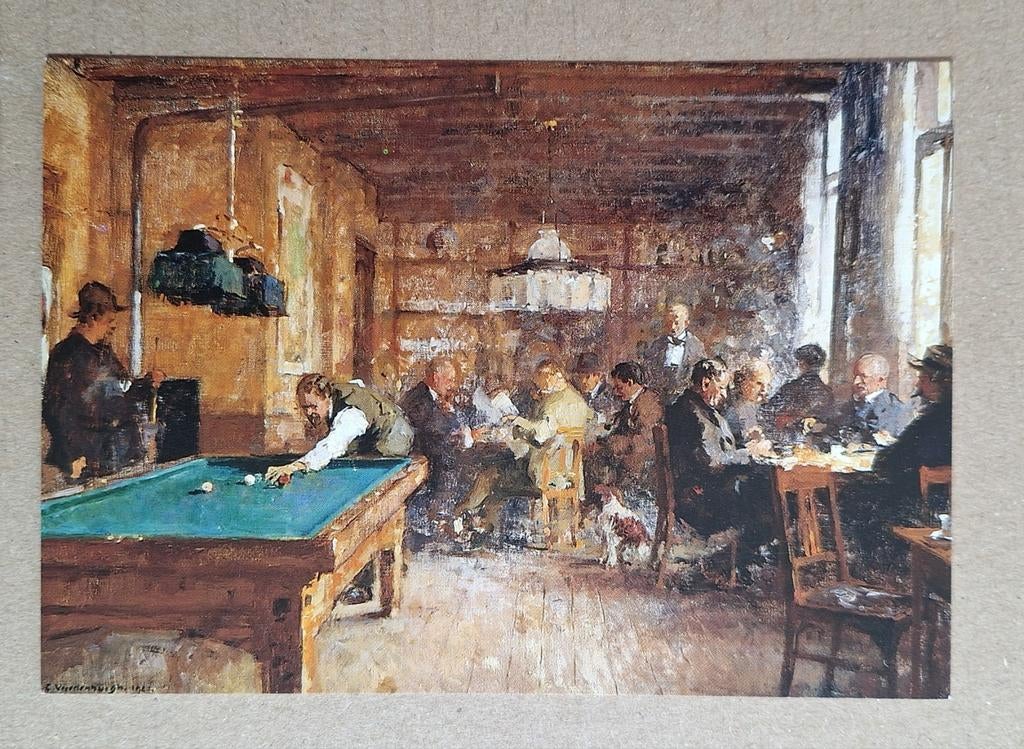 Cornelis Vreedenburgh - Het kroegje van Jan Hamdorff, 1921, Ophalen of Verzenden, 1980 tot heden, Ongelopen, Overige thema's