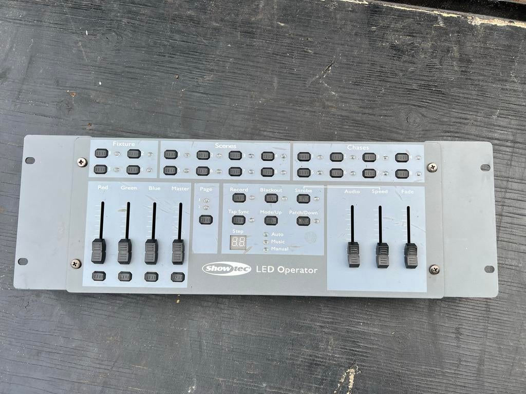 Showtec LED Operator lichtpaneel nooit gebruikt, Ophalen, Zo goed als nieuw, Licht, Kleur