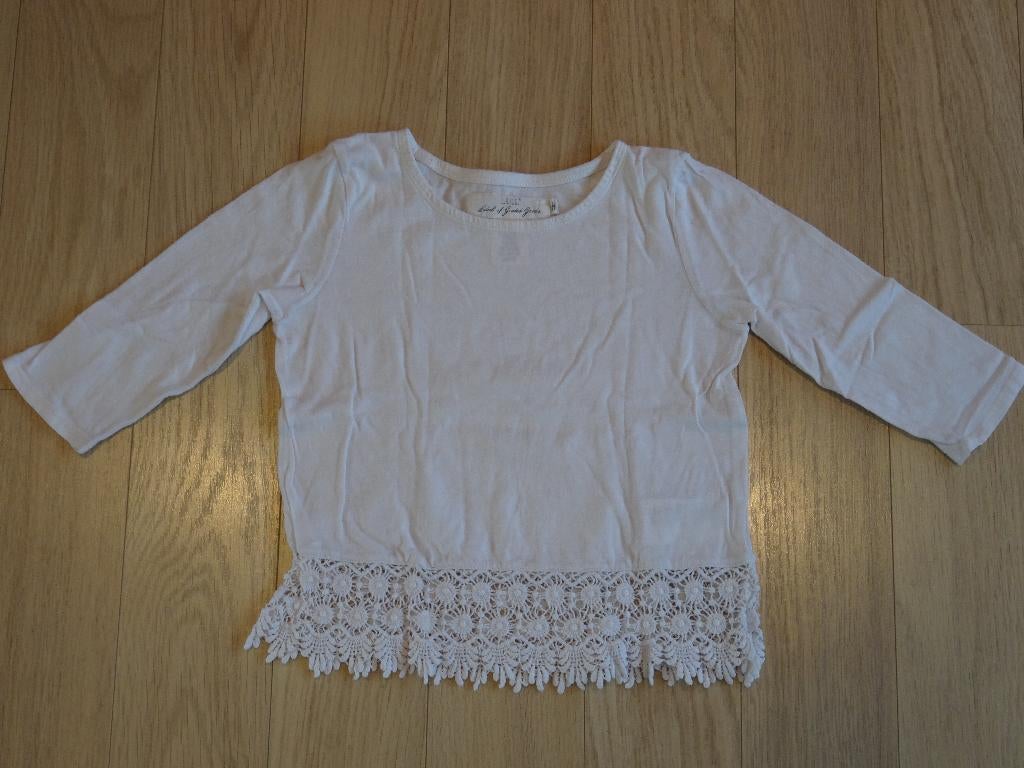 Gehaakte longsleeve H&M mt 110-116, Ophalen of Verzenden, Zo goed als nieuw, Meisje, Shirt of Longsleeve