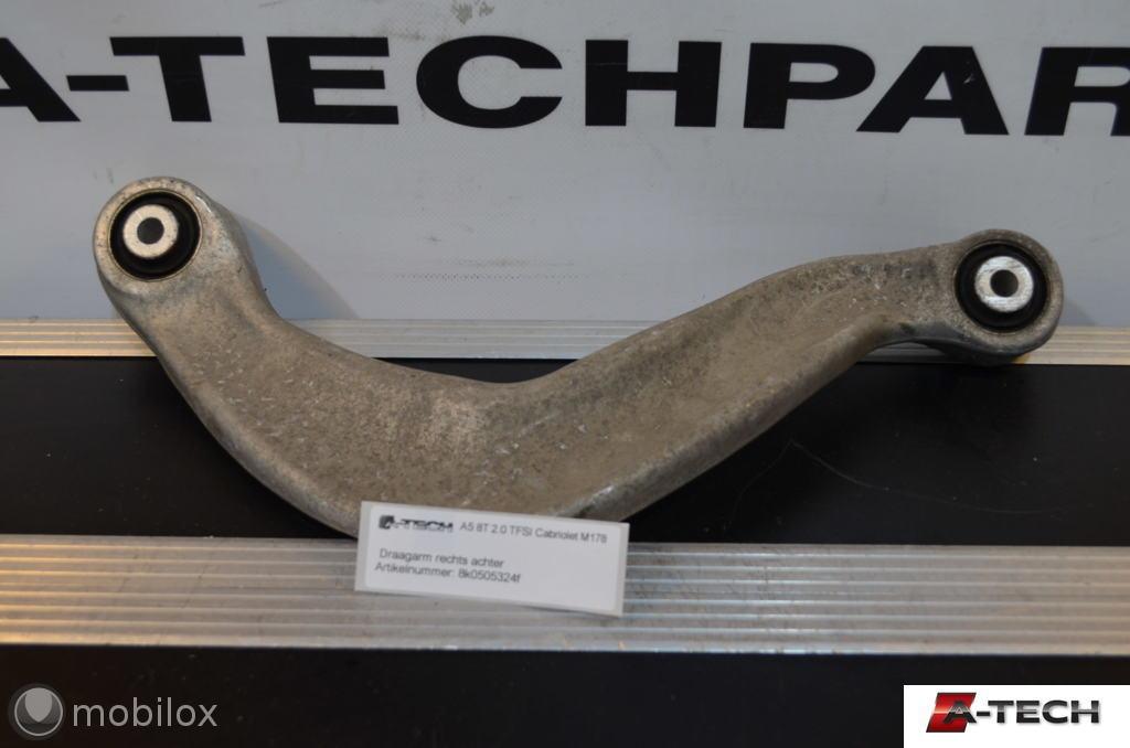 Draagarm rechtsachter Audi A5 B8 2.0 TFSI (09-17) 8k0505324f, Audi, Gebruikt, Audi, Ophalen of Verzenden