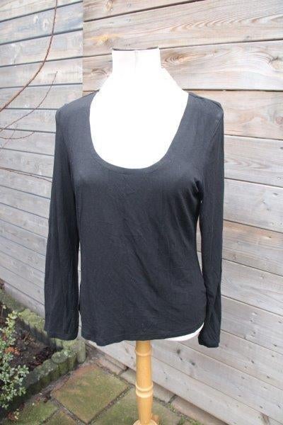 Tuniek zwart kant Nadine H H01 (L) Vaste prijs AANBIEDING, Zwart, Maat 42/44 (L), Zo goed als nieuw, Verzenden