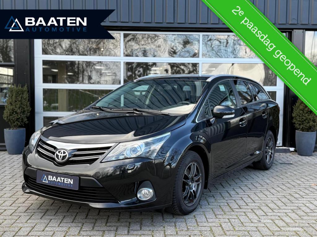 Toyota Avensis Wagon 1.8 VVTi Business|2e eig.|Camera|BT|Cru, Auto's, Avensis, 4 cilinders, Zwart, Handgeschakeld