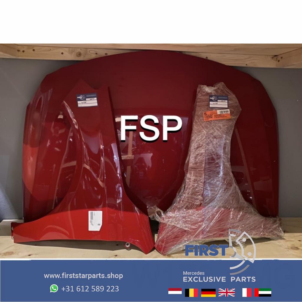 W176 FACELIFT AMG VOORKOP ROOD Mercedes A Klasse 2015-2018 F, Gebruikt, -, Voor, Ophalen of Verzenden