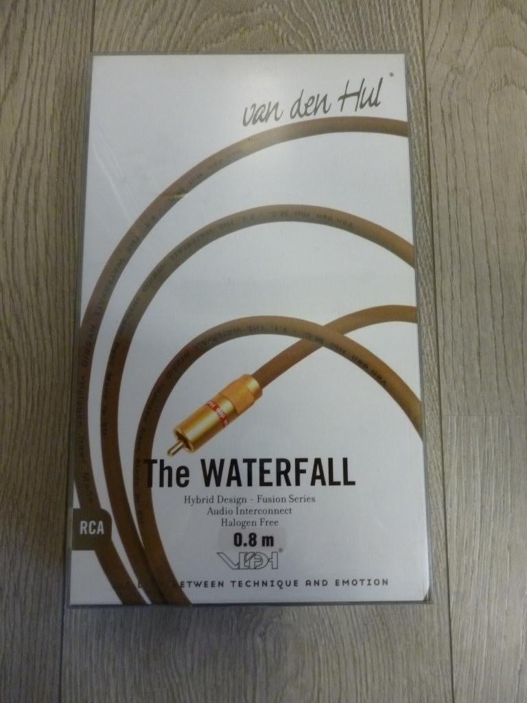 interlink kabel waterfall vdhul 0.8m NIEUW van den hul tulp, Audio, Tv en Foto, Audiokabels en Televisiekabels, Ophalen of Verzenden