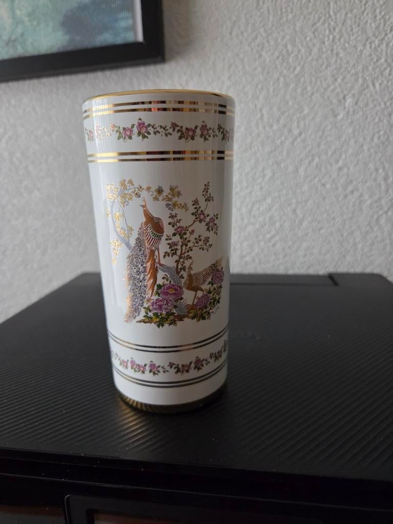 Vintage Neofitoy-vaas :24-karaatsgoyd verguld, Ophalen of Verzenden