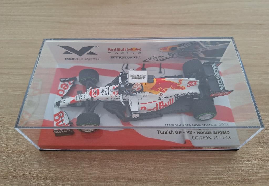 GP Turkije 2021 Max Verstappen, Ophalen of Verzenden, Nieuw, Auto, MiniChamps