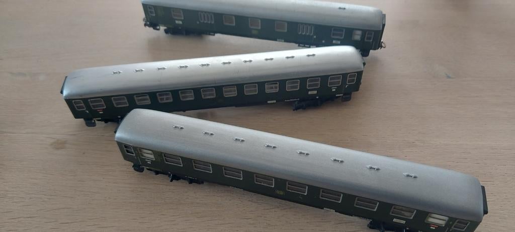 3 Märklin DB d-trein rijtuigen artnr 4026+4024, Ophalen of Verzenden, Wisselstroom, Wagon, Märklin