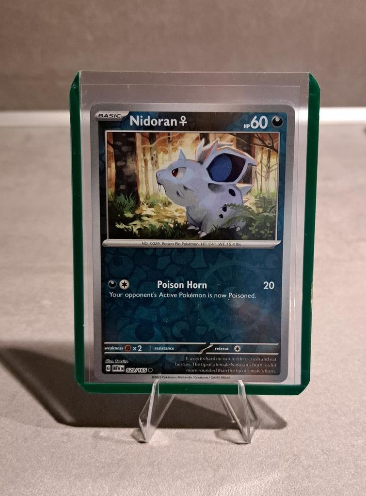Nidoran 029/165 reverse holo, Ophalen of Verzenden