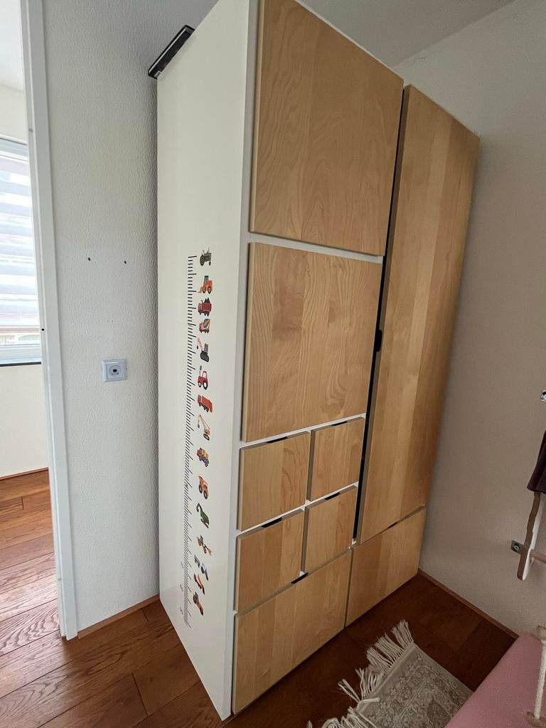 IKEA VISTHUS kledingkast, Huis en Inrichting, Kasten | Kledingkasten, Gebruikt, 100 tot 150 cm, 200 cm of meer, Ophalen of Verzenden