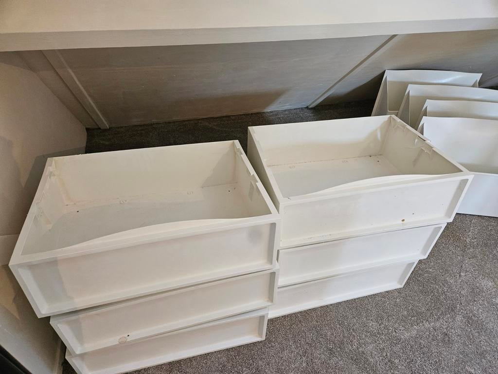 IKEA schoenen opberger, wit - 11 stuks, Ophalen of Verzenden, Gebruikt, Modern, functioneel