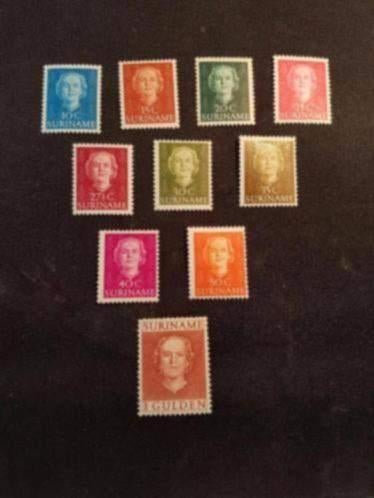 @@ Suriname 285-294 postfris, ongebruikt of gestempeld @@, Verzenden, Postfris